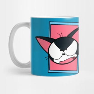 Cat Kuro in frame Mug